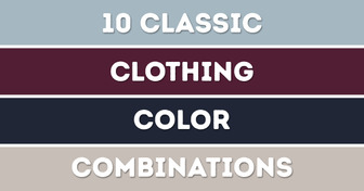 Ten Classic Clothing Combinations to Get the Perfect Image