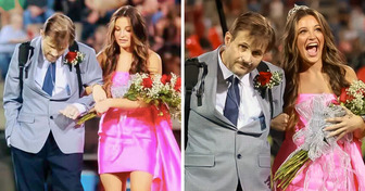 A Father Fighting Cancer Escorts Daughter as She Wins Homecoming Queen in Tear-Jerking Photos