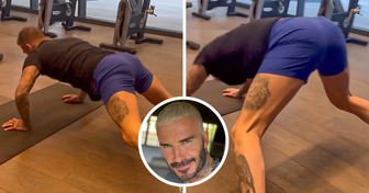 Victoria Beckham Shares a Steamy Video of David Beckham on His Workout