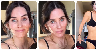 Courteney Cox Shared a Workout Video Wearing a Tiny Bikini and Everyone Noticed the Same Thing