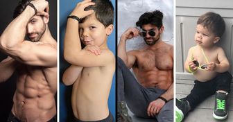 A Boy Recreates His Uncle’s Model Pictures, and the Results Are Very Amusing