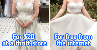 15+ Brave Brides Who Got Their Wedding Outfits for Pennies and Looked Stunning