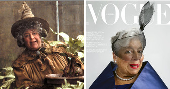 “Harry Potter” Star Miriam Margolyes Makes Glamorous Vogue Cover Debut at 82