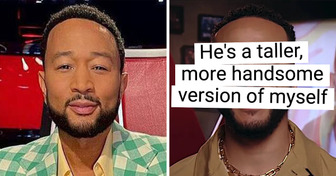 John Legend Met His “Twin” and We Are All Impressed by the Similarity