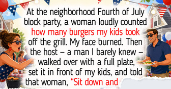 10 Times a Stranger’s Kindness Defended a Parent at a Backyard Cookout