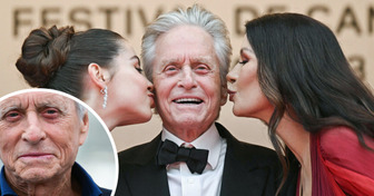 Michael Douglas Can’t Hide His Emotions as He Gets Support From Wife and Daughter at Cannes
