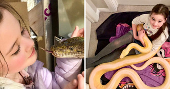 Dad Lets His Daughter Play With 15-Foot Python and Claims It’s Perfectly Safe
