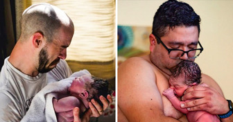 Photographer Captures Genuine Emotions of Future Fathers at the Moment of Childbirth