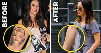 10+ Celebrities Who Decided to Get Rid of Their Tattoos (Some of Them Are Really Embarrassed)