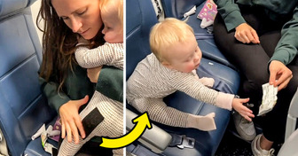 Mother’s Velcro Baby Trick on a Plane Seat Causes a Stir (Video)