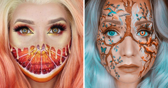 Makeup Artist Uses Her Face as a Canvas to Create Masterpieces That We Don’t See Every Day