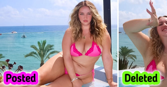 A Plus-Size Model Proves Beauty Comes in All Shapes, Revealing the Truth Behind "Perfect" Pics