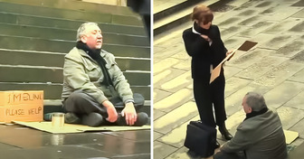 People Kept Ignoring a Blind Man Until a Woman Changed His Sign