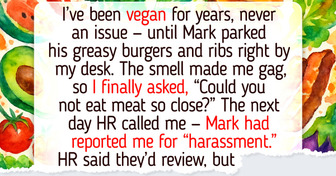 I’m Vegan and Asked a Coworker to Stop Eating Meat Near Me — Now I’ve Landed in HR