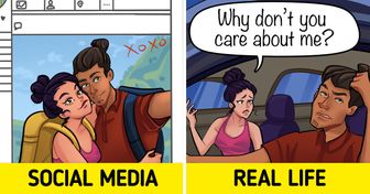 11 Illustrations That Prove What We See on Social Media Is Nothing but an Illusion