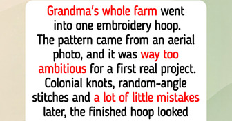 13 Embroidery Portraits Made From Old Family Photos, Like Grandma’s Whole Farm in One Hoop
