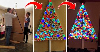 15+ People Who Made Their Christmas Trees From Scraps
