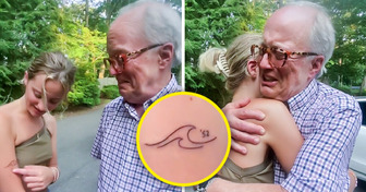 A Girl Surprises Dad With Alzheimer’s With a New Tattoo — The Reason Makes Him Break Down in Tears