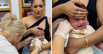 A Mom Is Slammed as “Cruel” for Piercing Her Baby’s Ears, but She Had the Best Reaction