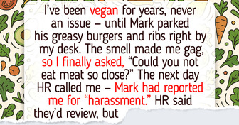 I’m Vegan and Asked a Coworker to Stop Eating Meat Near Me — Now HR Is Involved