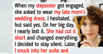 My Stepsister Ruined My Mom’s Wedding Dress, but I Got Even on Her Big Day