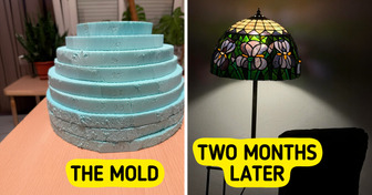13 First Stained Glass Projects From a New Hobby, Like a Lampshade Built Over a Foam Mold