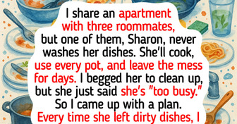 My Roommate Refuses to Wash Her Own Dishes, So I Served Justice on a Dirty Plate