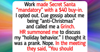 I Refused to Join “Mandatory” Secret Santa at Work—Now HR Calls Me In