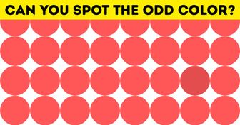 Challenge: Only People With Perfect Color Perception Can Spot the Odd Colors