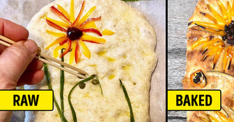 A Baker “Paints” on Dough With Herbs and Veggies, and Inspires People to Bake Bread at Home