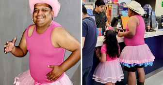 Dad Becomes Barbie and Takes Daughter to Watch the Movie (More Photos Inside)