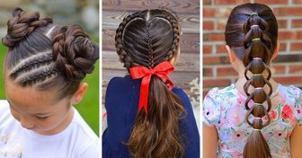 A Mom of 2 Documents the Hairstyles That She Does for Her Kids, and We Can’t Help but Be in Awe