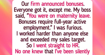 I Refuse to Accept Zero Bonus Just Because I Was on Maternity Leave, I Brought More Money Than Anyone