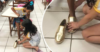 Shoes of Love: A Little Girl’s Selfless Act Sparks a Lesson in Kindness