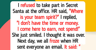 I Refused to Take Part in Secret Santa—Now HR Stepped In