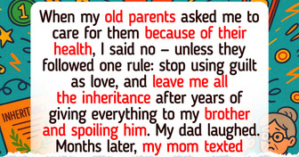 I Will Never Take Care of My Aging Parents Until They Follow My One Golden Rule