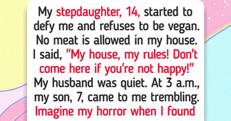 I Refused to Let My Stepdaughter Eat Meat, This is My House