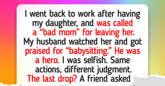 My Husband Was Praised for “Babysitting” Our Kid—While I Was Shamed for Working