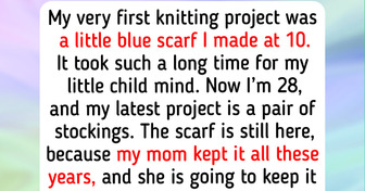 12 Crafters Show Their First Project and Their Latest, Like a Scarf Knit at 10 That Mom Kept for 18 Years