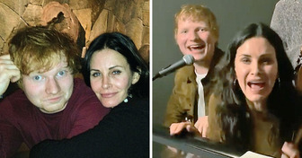 Ed Sheeran and Courteney Cox Are Unlikely Best Friends, Proving That the Most Beautiful Relationships Can Be the Most Surprising