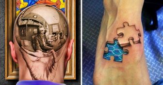 21 Realistic 3D Tattoos Only the Bravest Would Dare to Get