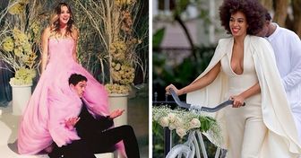 13 Unique and Offbeat Wedding Dresses That Were Worn by Celebrities