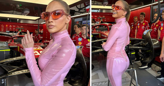 J.Lo Poses in a Provocative Tight Outfit in a Garage, People Spot an Awkward Detail