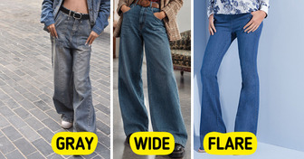 8 Jeans Women Over 40 Are Wearing This Fall: Smoky Gray Jeans and Retro Flares