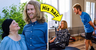 A Son Grew Out His Hair to Make a Wig for His Mom Who’s Suffered From Brain Tumor for 20 Years: Here’s Their Story