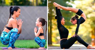 A Mom and Daughter Do Yoga Together and Bond Over Their Shared Hobby