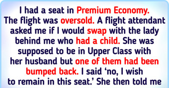 Woman Refuses to Give Up Her Premium Seat to a Mother, Flight Attendant Reprimands Her