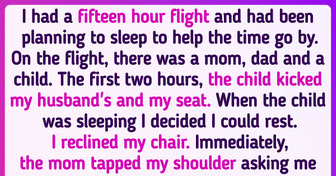 I Refused to Un-recline My Seat on An Airplane After a Mother With a Baby Asked Me to