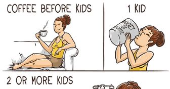 17 True-to-Life Illustrations Showing How Having Children Divides Life Into “Before” and “After”