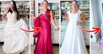 How One Woman Creates Stunning Trendy Outfits From Secondhand Wedding Dresses